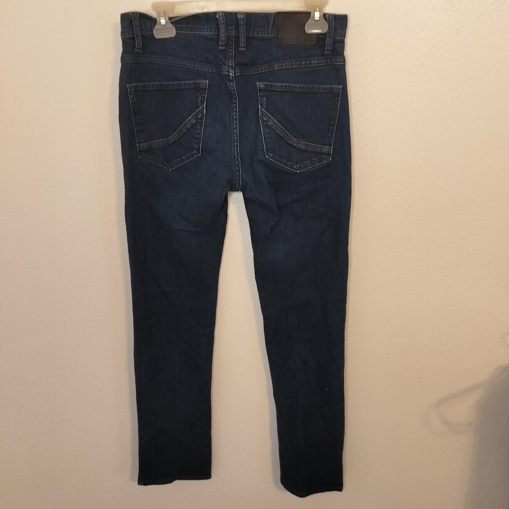 Mens Empyre Skelator Skinny Jeans Size 32 Dark‎ Blue Y2K Grunge Skater - Picture 2 of 7